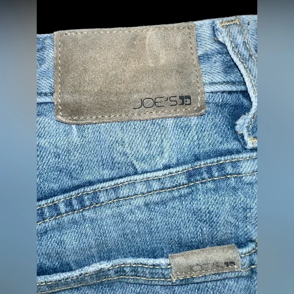 Joe’s Jeans The Debbie High Rise Straight Crop Jeans Floral Embroidered Sz 25